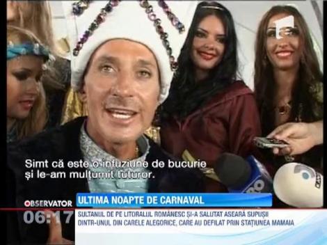 Radu Mazare a fost Suleyman Magnificul, in ultima noapte de carnaval de la Mamaia