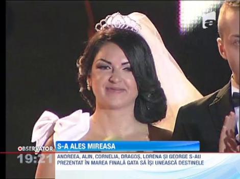 Lorena a castigat marea finala "Mireasa pentru fiul meu"