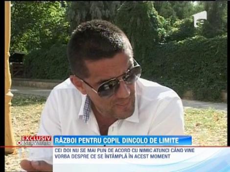 Marcel Sarbu si Roxana, fosta membra a trupei Trident, razboi fara sfarsit pentru copil