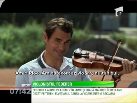 Roger Federer s-a apucat de muzica clasica!