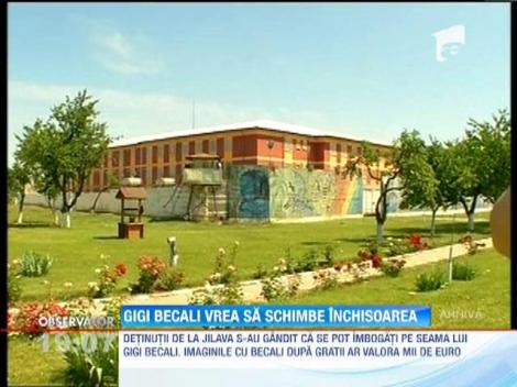 Gigi Becali a cerut sa fie mutat in alta inchisoare