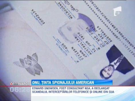 ONU, tinta spionajului american