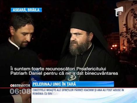 Moastele Sfintilor Parinti Ioachim si Ana au ajuns pentru prima data data in Romania