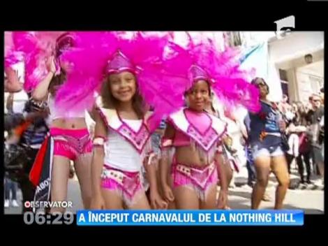 Londra a frematat a sarbatoare, in prima zi a Carnavalului Notting Hill