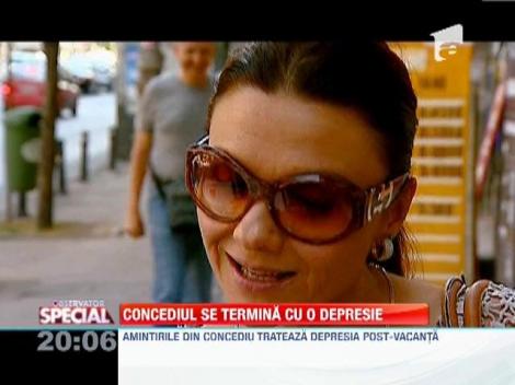 Revenirea din concediu poate culmina cu o depresie post-vacanta