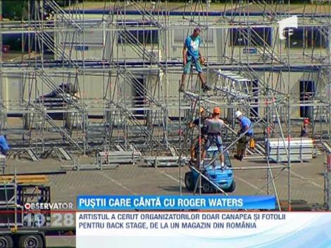 15 copii romani vor canta cu legendarul Roger Waters