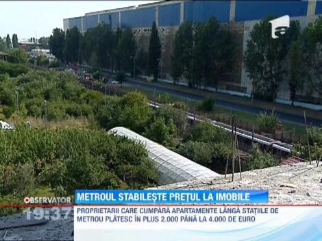 Metroul stabileste pretul la imobile