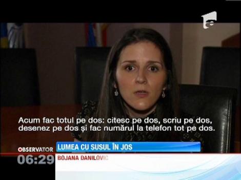 Sufera de o afectiune extrem de rara, din cauza careia creierul inverseaza imaginile. Vede lumea cu susul in jos!