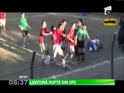 Arbitru facut KO intr-un meci din Paraguay