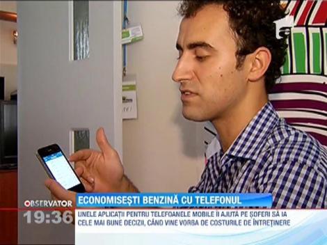 Smartphone-urile te ajuta sa faci economie la combustibil