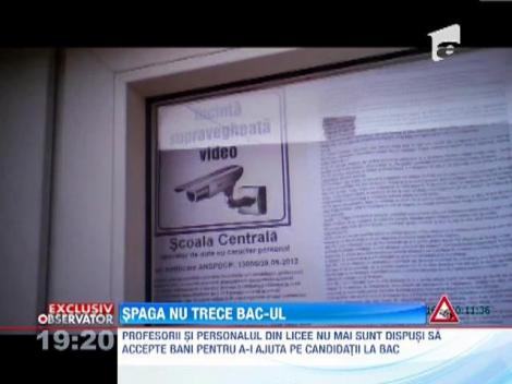 Spaga la BAC a devenit subiect tabu in licee