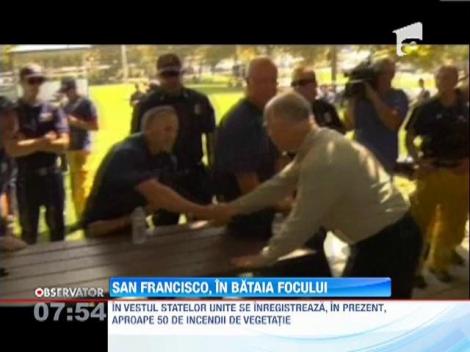 Orasul San Francisco, probleme cu apa potabila in cauza unui urias incendiu de vegetatie