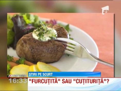 "Furcutit", o noua inventie pentru cei care au probleme cu folosirea cutitului si a furculitei