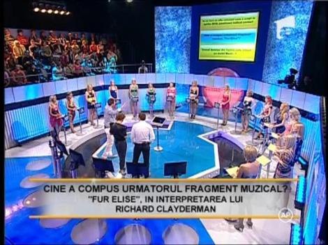 Runda 2: Cine a compus urmatorul fragment muzical "Fur Elise", in interpretarea lui Richard Clayderman?