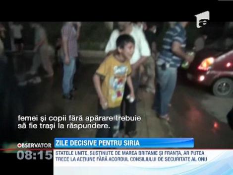 O actiune armata occidentala impotriva Siriei, tot mai probabila