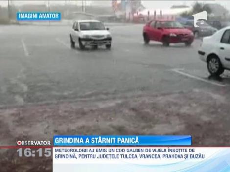 Grindina a starnit panica in Buzau