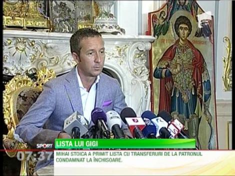 Patronul condamnat Becali a dat, de dupa gratii, lista cu transferuri pentru Steaua