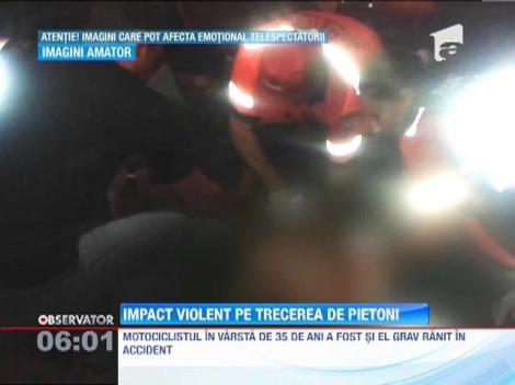 Impact mortal pe trecerea de pietoni