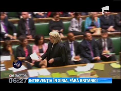 Marea Britanie nu va interveni in Siria