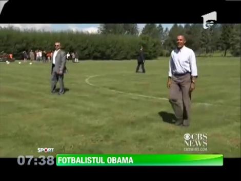 Barack Obama s-a apucat de fotbal