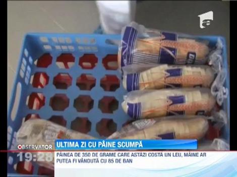 De maine, se ieftineste painea