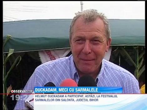 Un meci greu! Helmut Duckadam a participat la Festivalul Sarmalelor de la Salonta