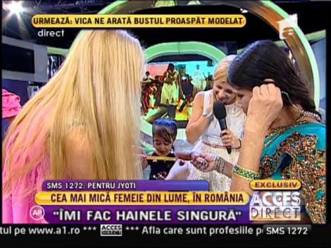 "Zeita" Jyoti si-a ales o tinuta de printesa: "Imi place sa fiu eleganta"