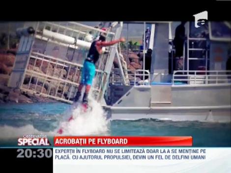 Acrobatii pe Flyboard