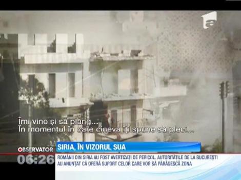 Autoritatile de la Bucuresti ii sfatuiesc pe romanii stabiliti in Siria sa paraseasca imediat tara