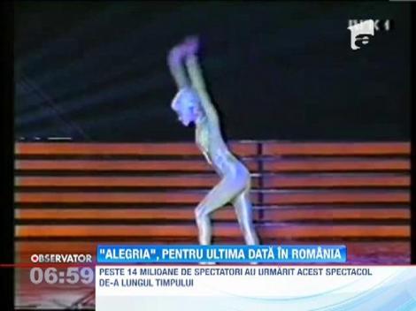 "Alegria", pentru ultima data in Romania