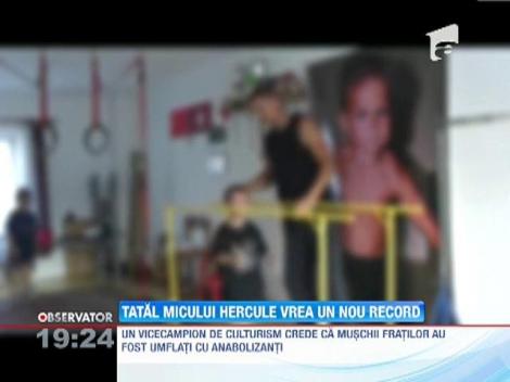 Tatal micilor culturisti vrea un nou record!