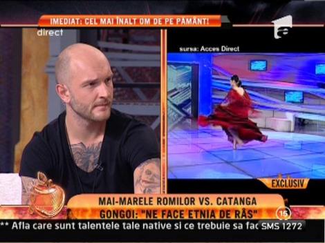 Cornelia Catanga, acuzata ca se expune indecent la televizor de vicepresedintele international al romilor 