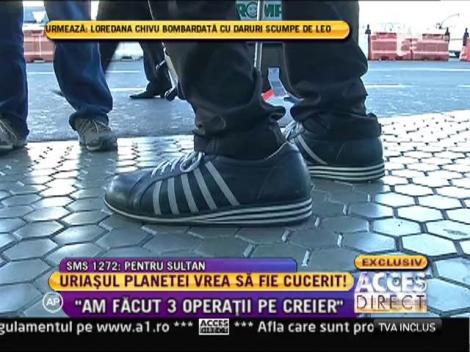 Sultan, la plimbare prin Bucuresti