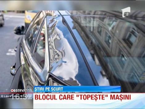 Blocul care "topeste" masini