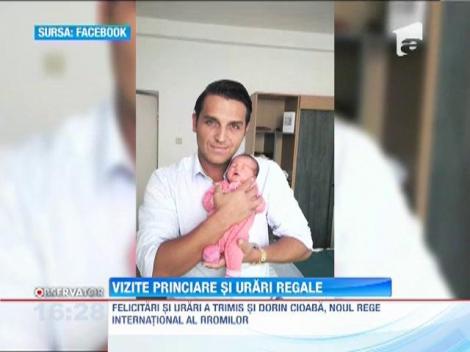 Fetita Elenei Basescu a primit vizite regale