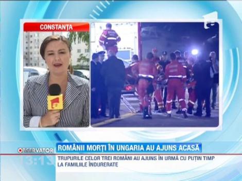 Romanii morti in Ungaria au ajuns acasa
