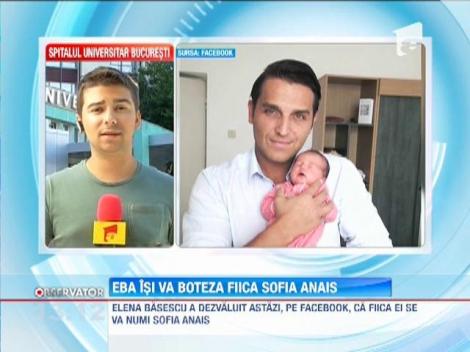 Elena Basescu isi va boteza fiica Sofia Anais