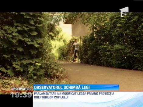 Campania Observator, "Copiii nu sunt invizibili" a dus la modificarea legii privind protectia drepturilor copilului