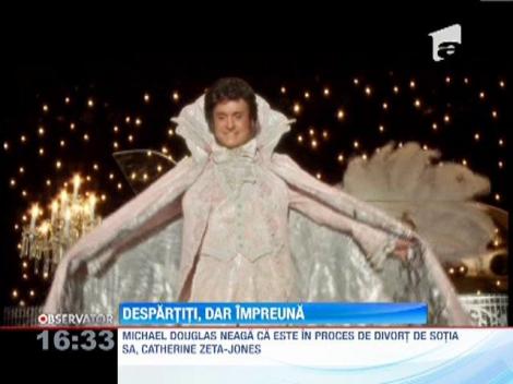 Michael Douglas si Catherine Zeta-Jones, despartiti, dar impreuna