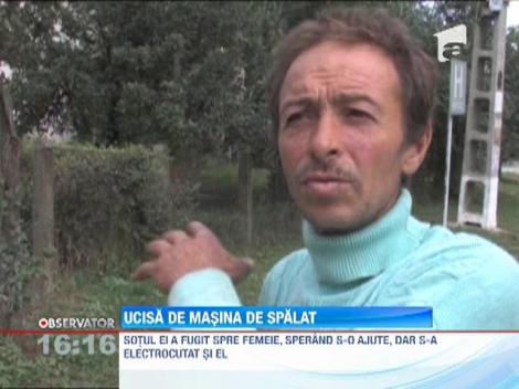 O femeie din Botosani, ucisa de masina de spalat