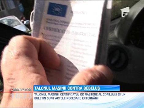 Talonul masinii contra bebelus, la Spitalului Judetean din Pitesti