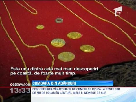 O familie de americani din Florida au gasit obiecte de aur in valoare de 300 de mii de dolari pe fundul oceanului