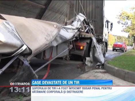 Iasi: Case devastate de un TIR