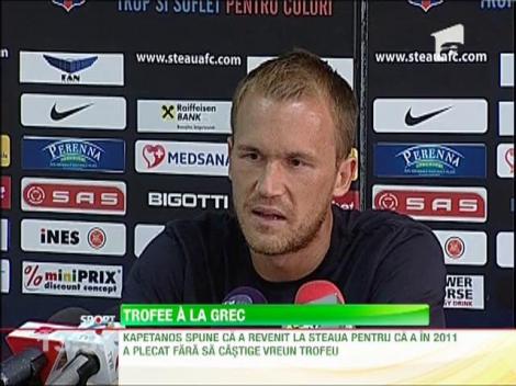 Kapetanos vrea sa ia campionatul si Cupa cu Steaua