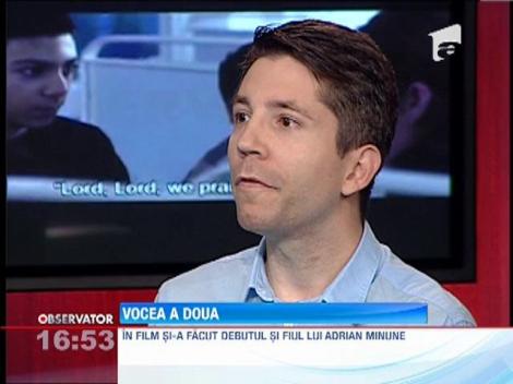 Fiul lui Adi Minune, actor in scurtmetrajul "Vocea a doua"