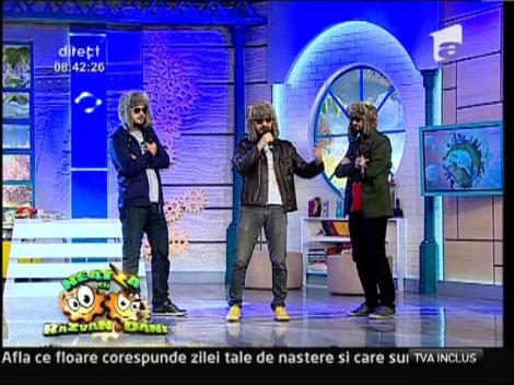 Toulouse Lautrec au cantat "Nopti albe", in premiera, la Neatza cu Razvan si Dani