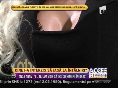 Anda Adam, intr-o tinuta foarte transparenta