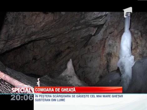 Pestera Scarisoara ascunde cel mai mare ghetar suberan din lume