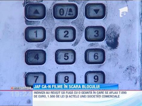 Jaf ca-n filme intr-un cartier din Bucuresti