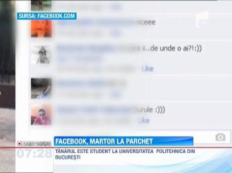 Facebook, martor la Parchet